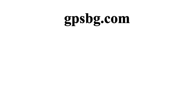 gpsbg.com