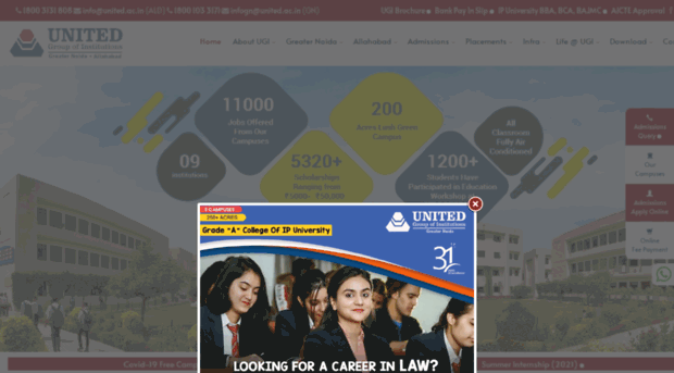 greaternoida.united.ac.in