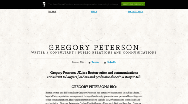 gregorypeterson.brandyourself.com