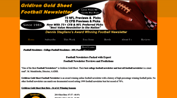 gridirongoldsheet.com