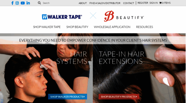 hairextensiontape.com