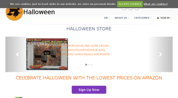 halloweenstore.kajoid.com