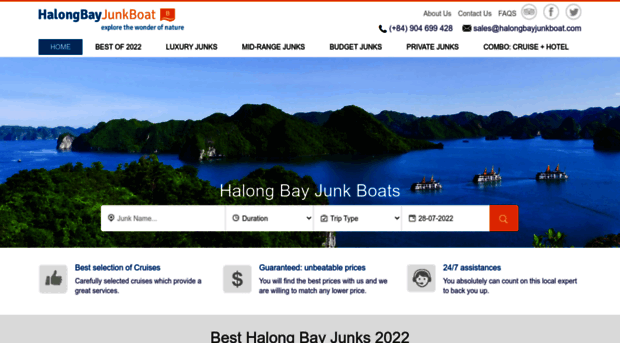 halongbayjunkboat.com