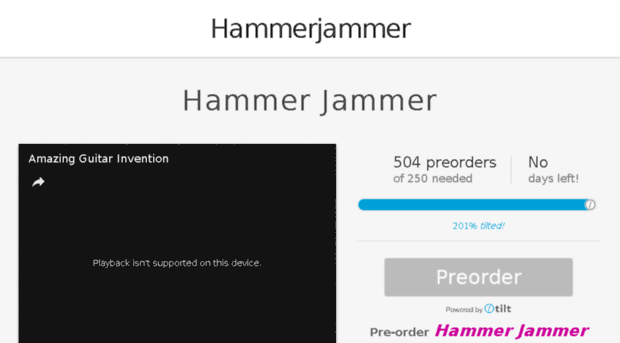 hammerjammer.tilt.com
