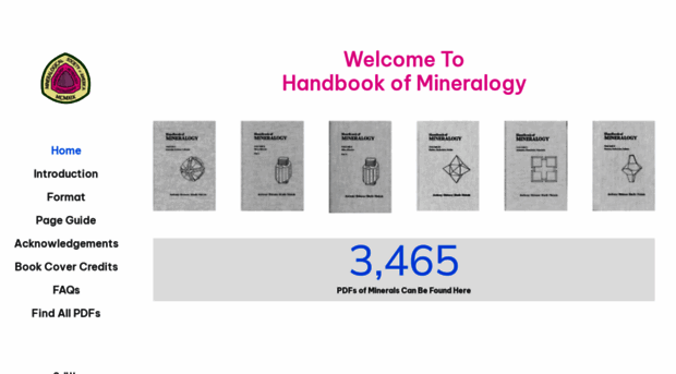 handbookofmineralogy.org