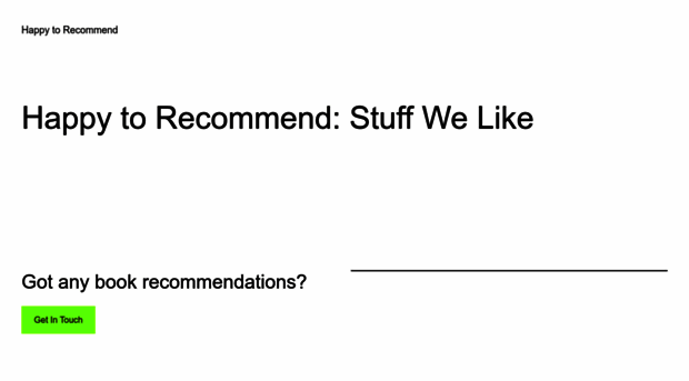 happytorecommend.com