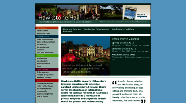 hawkstone-hall.com