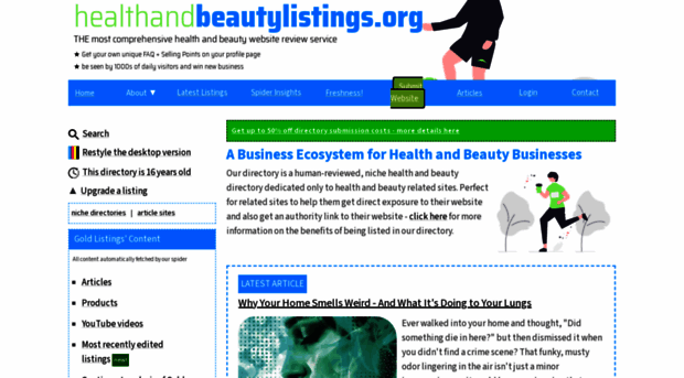 healthandbeautylistings.org