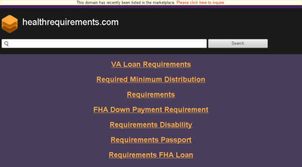 healthrequirements.com