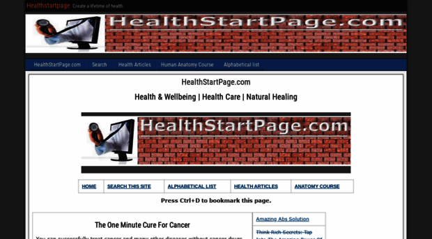 healthstartpage.com