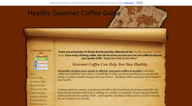 healthy-gourmet-coffee-guide.com