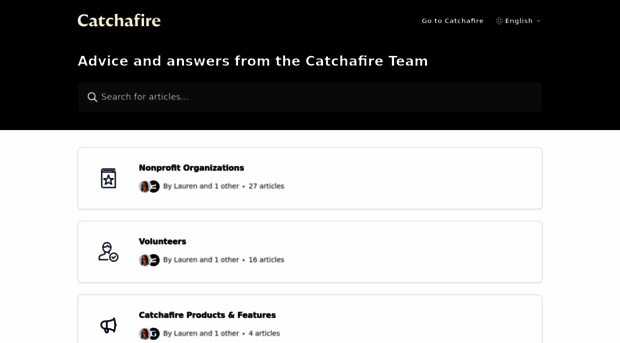 help.catchafire.org