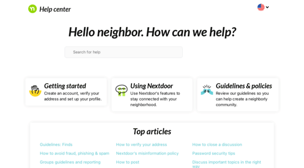 help.nextdoor.com