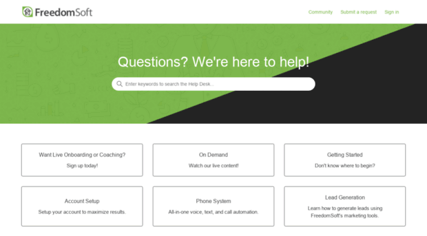 helpdesk.freedomsoft.com