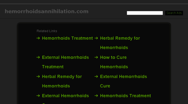 hemorrhoidsannihilation.com