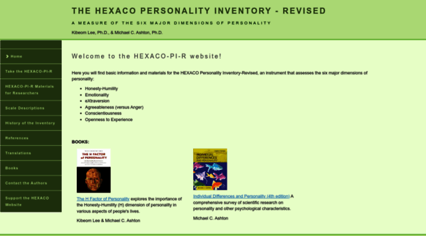 hexaco.org