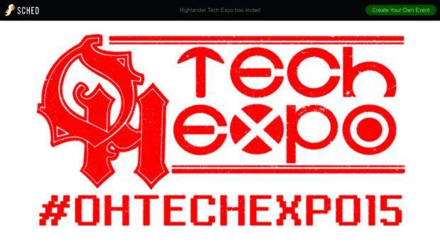 highlandertechexpo2015.sched.org