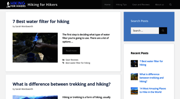 hikingforhikers.com