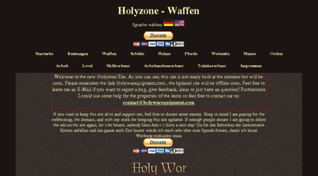 holywarequipment.com