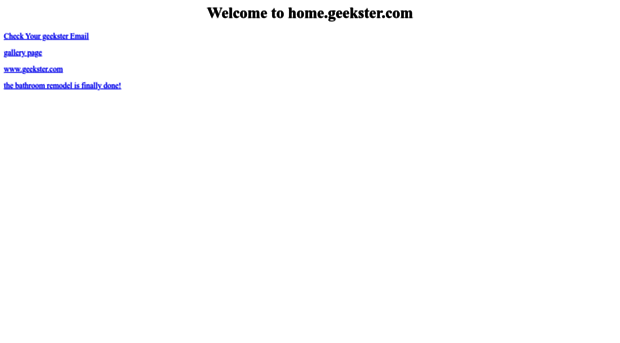 home.geekster.com