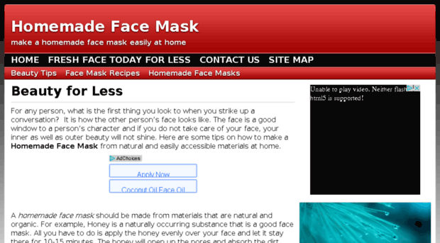 homemadefacemask.org