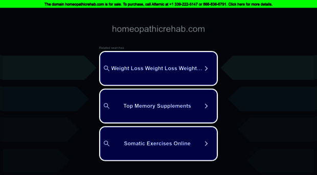 homeopathicrehab.com