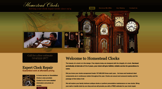 homesteadclocks.com