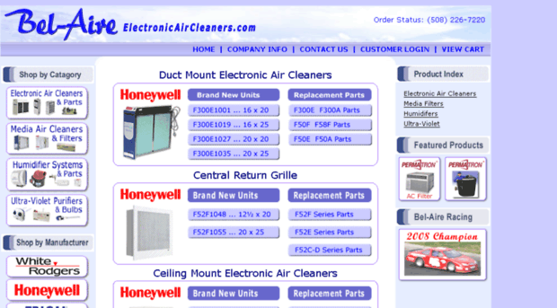 honeywell.electronicaircleaners.com