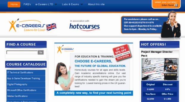 hotcourses.e-careers.com