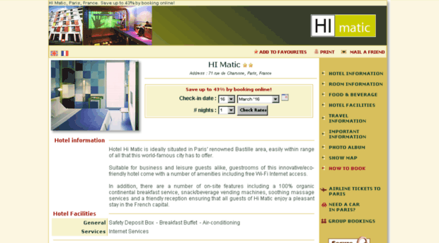 hotel-hi-matic-paris.com