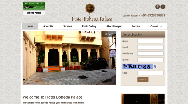 hotelbohedapalace.com