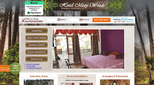 hotelmistywoods.com