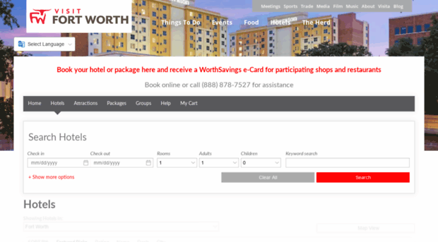 hotels.fortworth.com