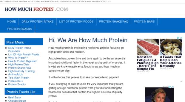 howmuchprotein.com