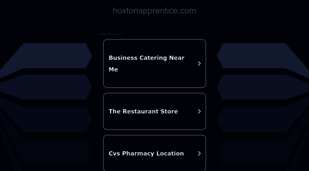hoxtonapprentice.com