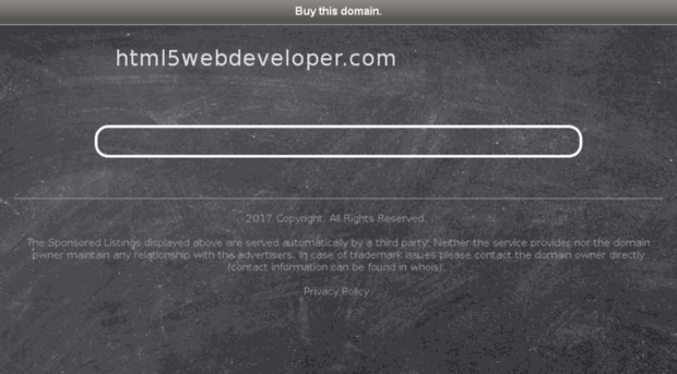 html5webdeveloper.com