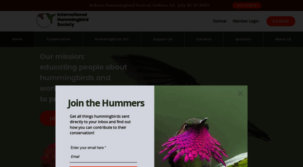 hummingbirdsociety.org