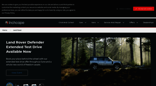 hunterslandrover.co.uk