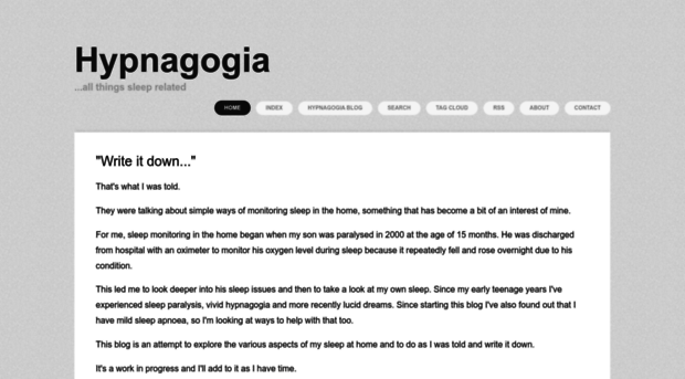 hypnagogia.info