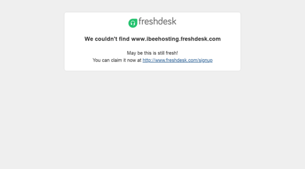 ibeehosting.freshdesk.com