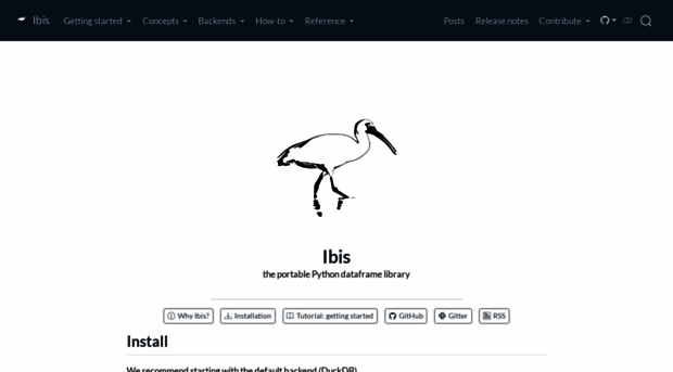 ibis-project.org