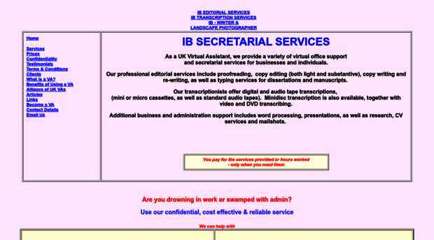 ibsecretarialservices.co.uk
