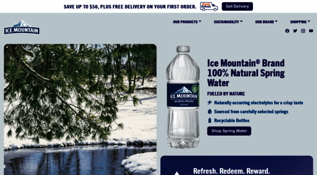 icemountainwater.com