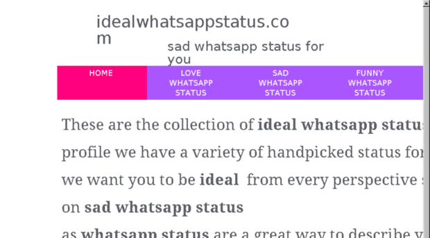 idealwhatsappstatus.com
