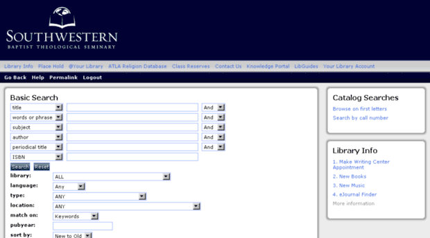 ilink.swbts.edu