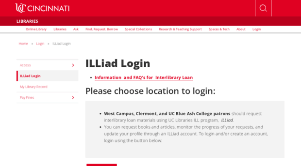 illiad.uc.edu