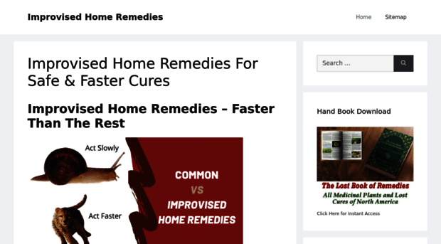 improvisedhomeremedies.com