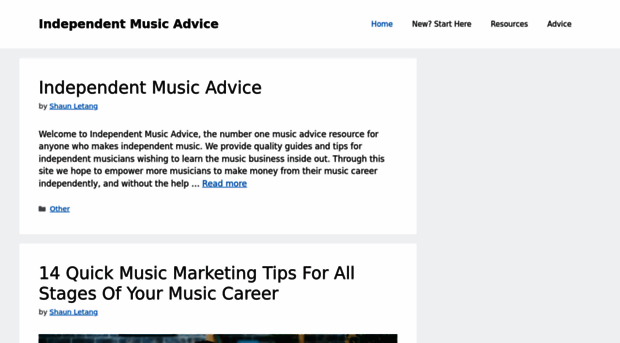 independentmusicadvice.com