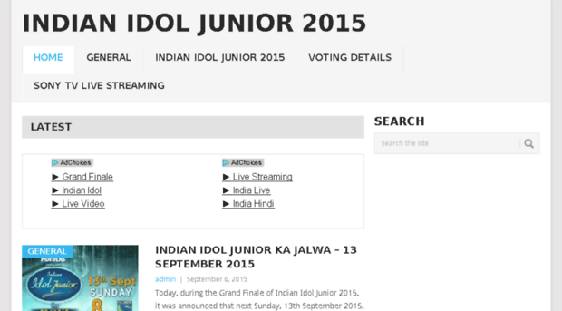 indianidoljunior2015.com