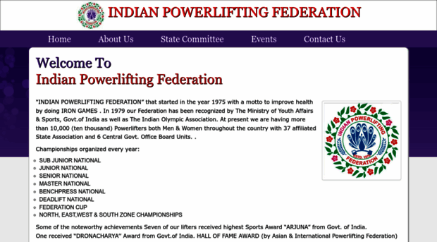 indianpowerliftingfederation.com